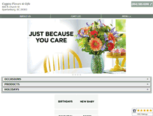 Tablet Screenshot of expressflowershop.com